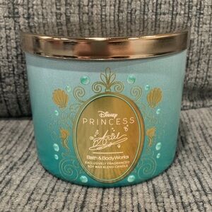 NEW….Disney Princess Ariel Candle - Bath & Body Works 3-Wick Candle